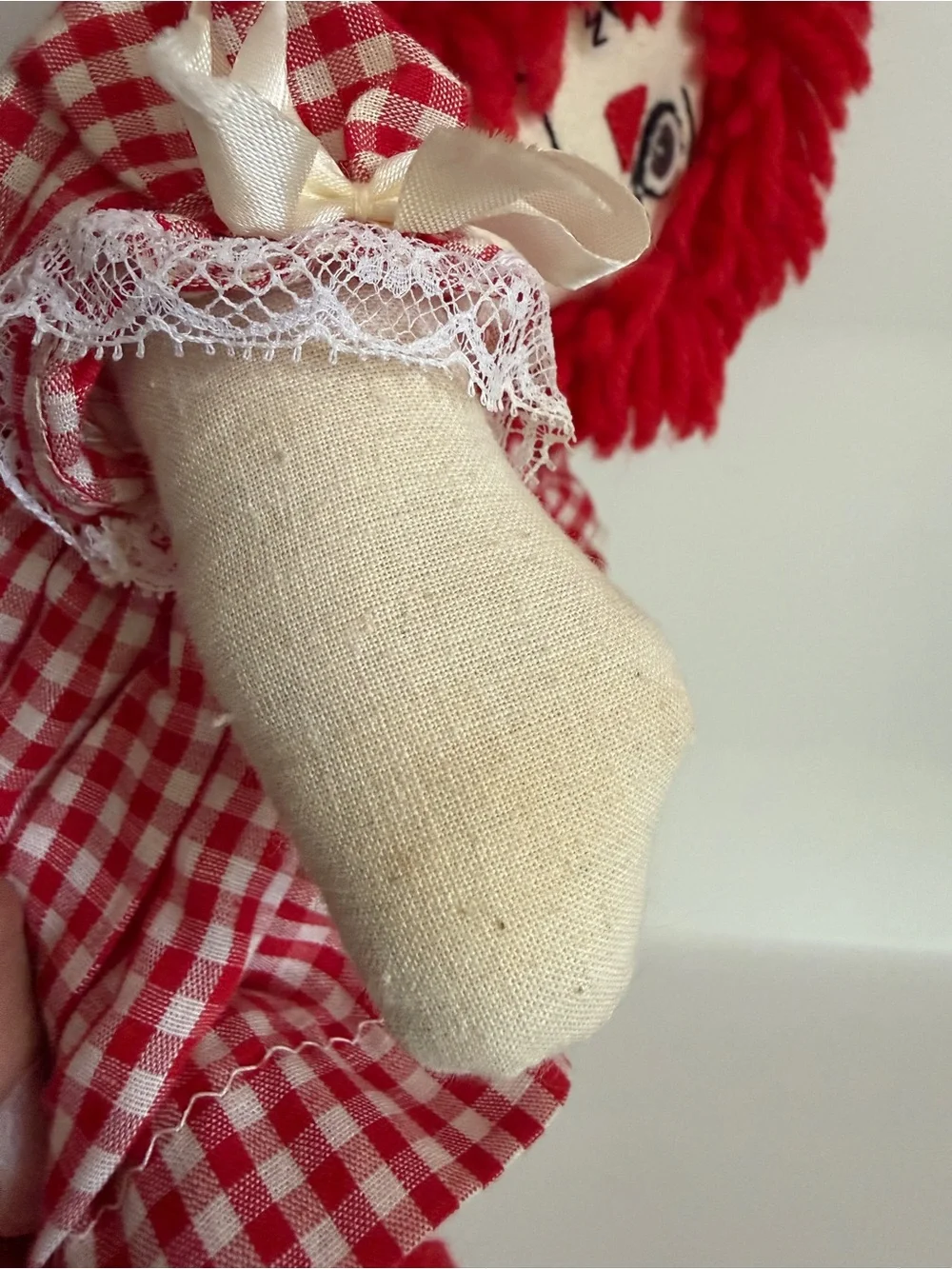 Raggedy Ann Doll Handmade Signed Donna Walsh Artist 14